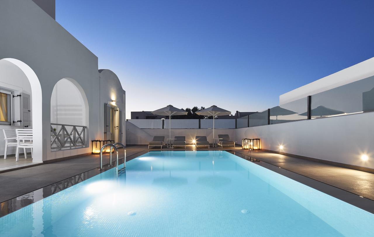 Tramonto Private Villa Monólithos Exterior foto